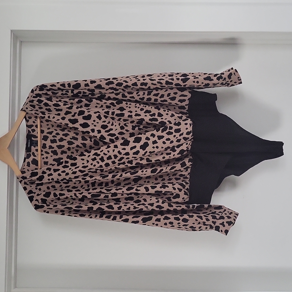 FOREVER 21. Top Bodysuits. Animal print, Plus Size 3X